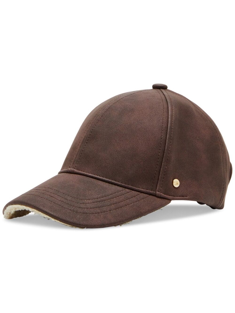 Steve Madden Brix Distressed  Baseball Cap - Chocolate ($36)